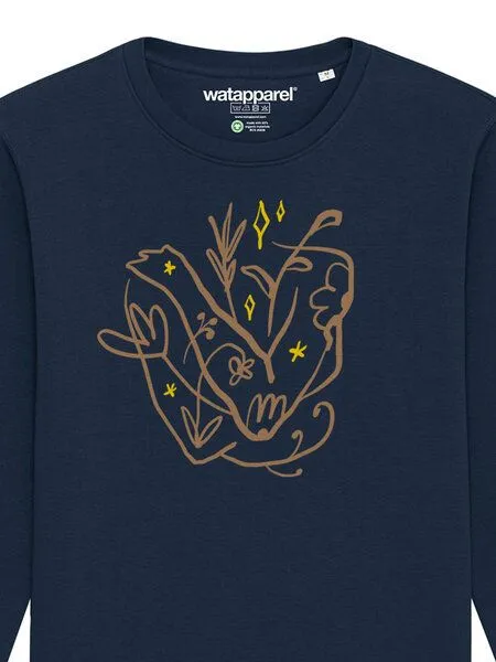 watapparel watapparel Sweatshirt Unisex Self love, French navy, – Produktbild 3 von 4