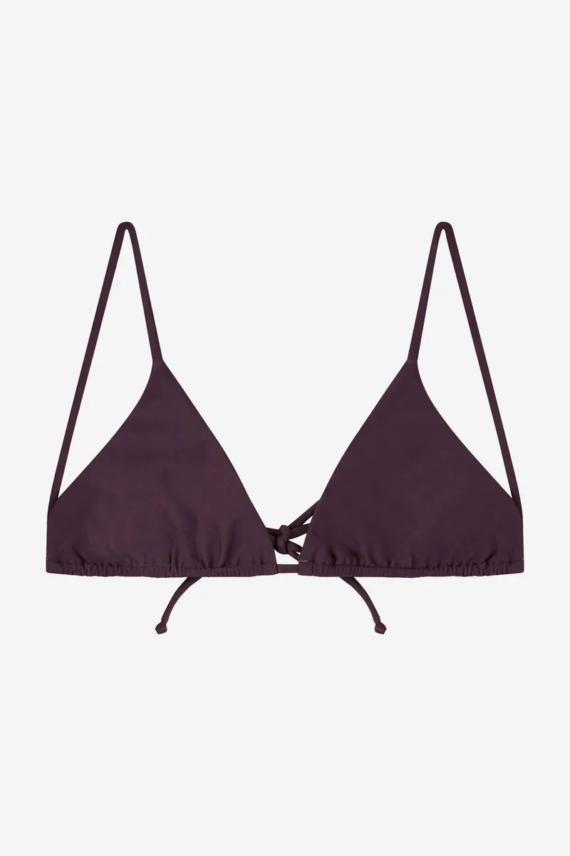 MATONA MATONA Damen vegan Bikinioberteil Triangle Aubergine, Dunkelviolett, – Produktbild 1 von 2