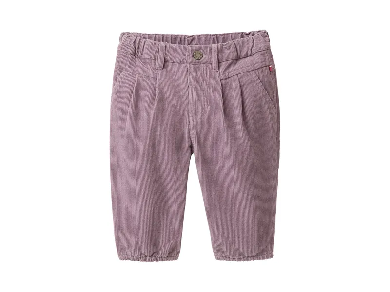 People Wear Organic People Wear Organic Kord-Hose Bio-Baumwolle (kbA) gefüttert grauviolett 104, Lila, grau, – Produktbild 1 von 1