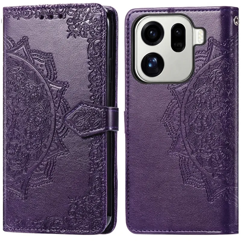 imoshion imoshion Mandala Klapphülle für das Oppo Find X9 Pro, Lila, – Produktbild 1 von 1