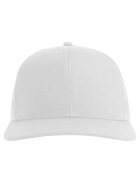 Atlantis Headwear Atlantis Headwear Netz-Cap, Weiss/weiss, – Produktbild 1 von 3