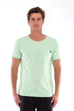 RAVENS VIEW IBIZA RAVENS VIEW IBIZA Herren vegan T-Shirt Rundhalsausschnitt Wild Pocket Mintgrün – Produktbild 1 von 1