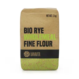 GymBeam Bio VanaVita Feines Bio-Roggenvollkornmehl 1000 g – Produktbild 1 von 1