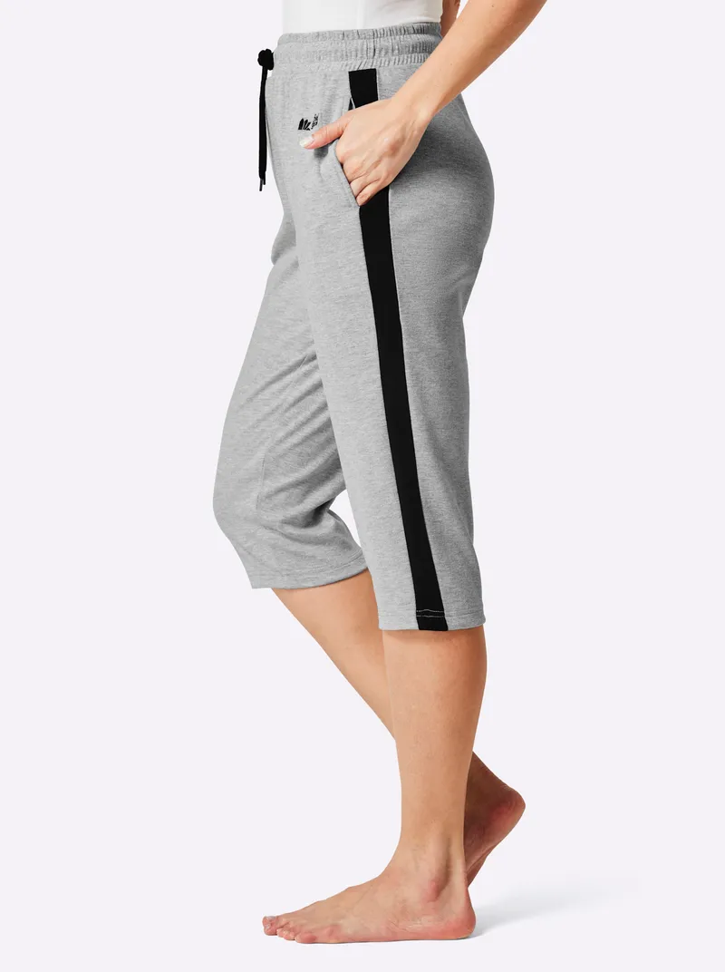 feel good Capri-Hose grau-melange, Grau-melange, – Produktbild 1 von 3