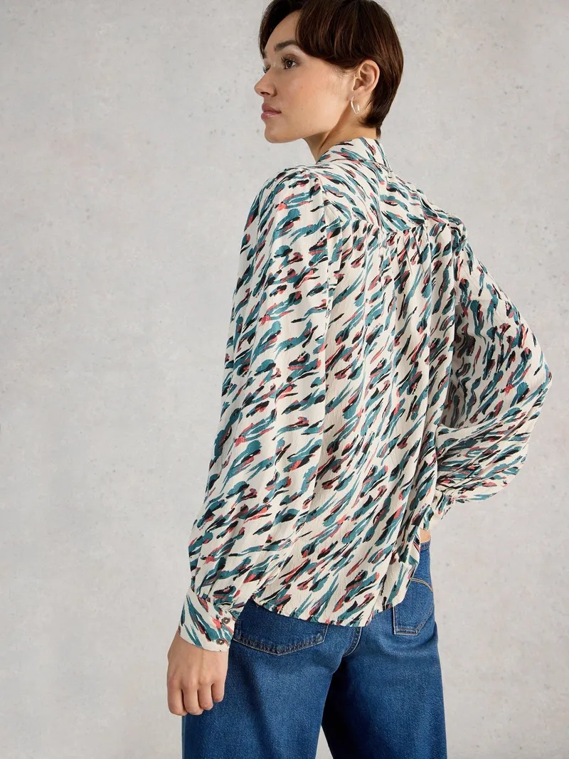 White Stuff White Stuff Bluse Sienna, Elfenbein print, – Produktbild 4 von 4