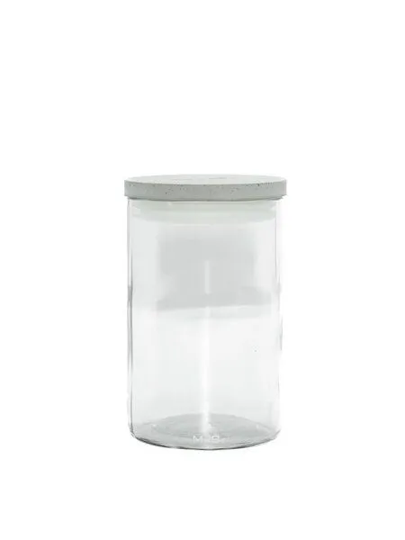 MaBe MaBe Vorratsglas XL - modern kitchen - Glas & Beton – Produktbild 3 von 4
