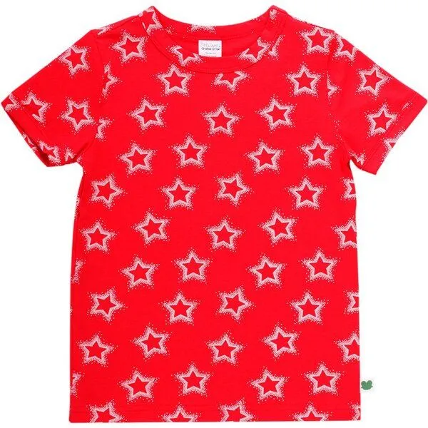 Fred's World by Green Cotton Fred's World by Green Cotton T-Shirt Sterne, Rot, – Produktbild 1 von 1