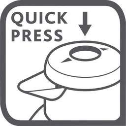 EMSA EMSA Isolierkanne 'SAMBA' Quick Press, 1,0 l, schwarz transluzent – Produktbild 1 von 1
