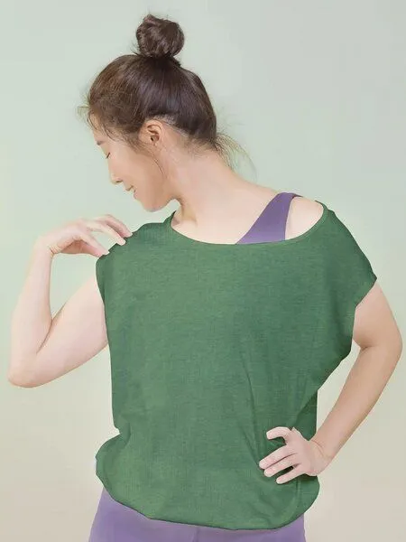 nice to meet me nice to meet me Relax T mit TENCEL Lyocell, Avocado, – Produktbild 3 von 4