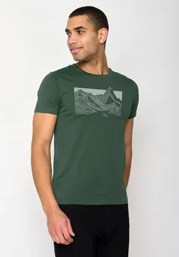 GreenBomb GREENBOMB Nature Valley Guide - Sportliches T-Shirt aus Bio-Baumwolle / hochwertiger Print / GOTS / Fair & Vegan – Produktbild 1 von 1
