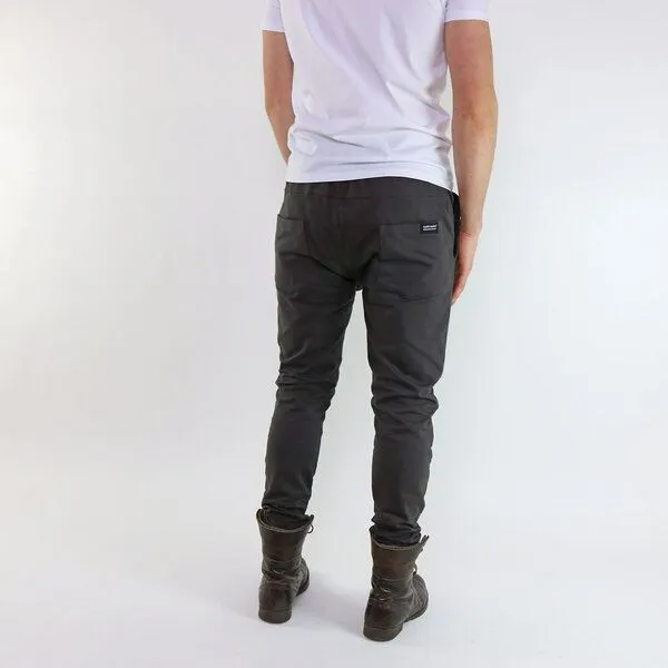 Gary Mash GARY MASH Jogginghose im Bikerstil aus Biobaumwolle, Grau, – Produktbild 4 von 4