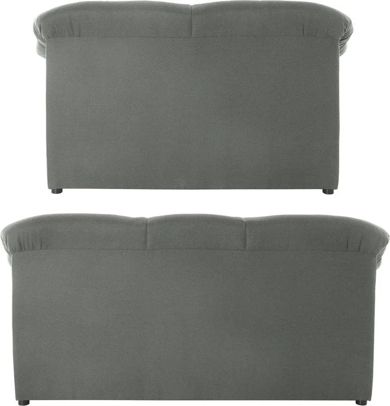DOMO collection Polstergarnitur Pegnitz, (Set), 3-Sitzer & 2-Sitzer-Set, Grau, – Produktbild 5 von 5