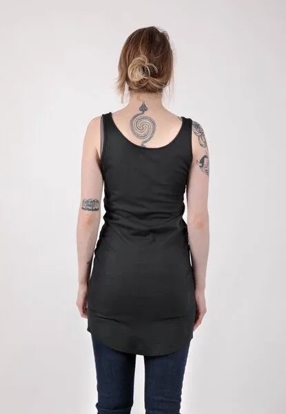TORLAND TORLAND Damen Tanktop Kleid TAMINA, Schwarz (black), – Produktbild 3 von 4