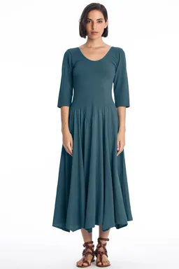 RAVENS VIEW IBIZA RAVENS VIEW IBIZA Damen vegan Kleid Look Ocean Blue – Produktbild 1 von 1