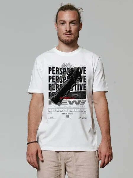watapparel watapparel T-Shirt Unisex New Perspective, Off white, – Produktbild 1 von 4