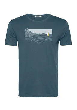GreenBomb GREENBOMB Nature Cliffsail Guide - Sportliches T-Shirt aus Bio-Baumwolle / hochwertiger Print / GOTS / Fair & Vegan – Produktbild 1 von 1
