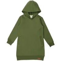 Walkiddy Kleinkinder Kapuzenkleid GOTS zertifiziert, grün, Langarm, Bio-Baumwolle, weich – Walkiddy – Produktbild 1 von 1