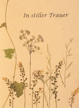 El Puente El Puente Grußkarte "In stiller Trauer" | Fair Trade & Handmade aus Philippinen – Produktbild 1 von 1