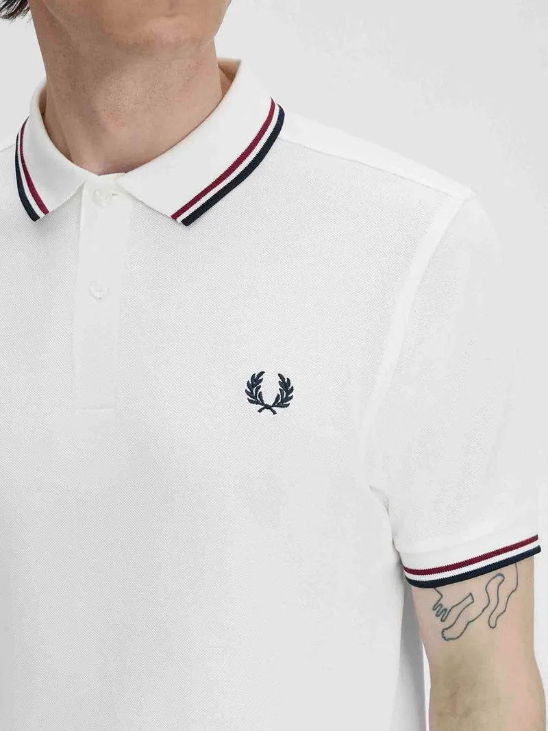 Fred Perry Fred Perry Polo M3600 Off White T60 - Größe XXL, Weiß, – Produktbild 4 von 5