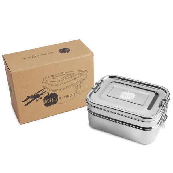 Brotzeit Brotzeit Edelstahl Lunchbox Doppeldecker – Produktbild 2 von 3