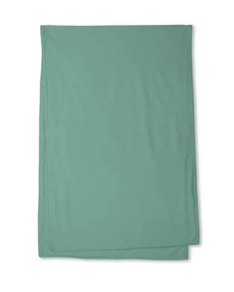 jilda-tex jilda-tex Tischläufer Renforce 100% Bio-Baumwolle Uni 50x160cm, Steinblau, – Produktbild 1 von 4