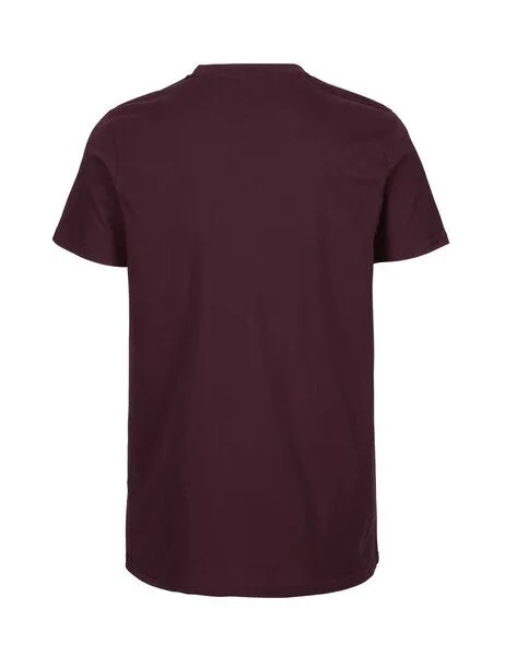Neutral® - 3FREUNDE Neutral® - 3FREUNDE Unisex/Männer Fit T-Shirt, Bordeaux, – Produktbild 3 von 4