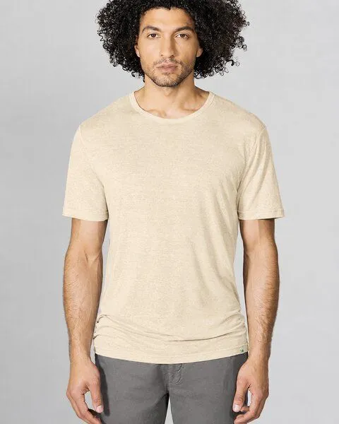 HempAge HempAge 100% Reines Hanf T-Shirt, Gobi (beige), – Produktbild 1 von 4