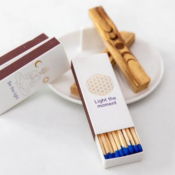 Divasya Divasya Streichhölzer: Be the Light | Light the Moment, Blau - light the moment, – Produktbild 2 von 4