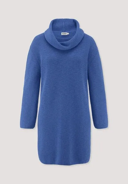 hessnatur hessnatur Strickkleid Relaxed aus reiner Bio-Baumwolle, Kobalt, – Produktbild 4 von 4