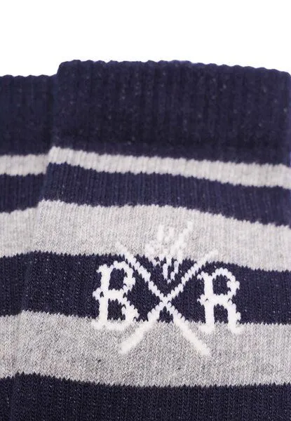 Band of Rascals Band of Rascals Striped Sport Socks, Navy-grey, – Produktbild 3 von 3