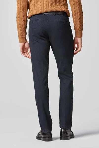 Meyer MEYER Super-Stretch Woollook Chino, Blau (marine), – Produktbild 3 von 4