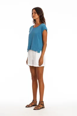 RAVENS VIEW IBIZA RAVENS VIEW IBIZA Damen vegan T-Shirt Ivy Maui Blau – Produktbild 1 von 1