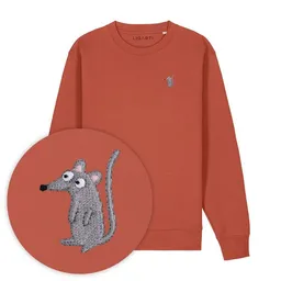 LIGARTI Bestickter Pullover – Murat die Maus – LIGARTI Tiermanufaktur – Produktbild 1 von 1