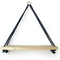 Gary Mash GARY MASH Wandregal Triangle mit Baumwollkordel, Dunkelblau (blau), – Produktbild 1 von 1