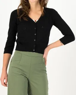 blutsgeschwister Blutsgeschwister Cardigan V-Neck 3/4-Ärmel – Produktbild 1 von 1