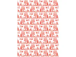 5 Bogen Recycling Geschenkpapier "Winterlandschaft" 50 x 70 cm, 80g/m² – Produktbild 1 von 1