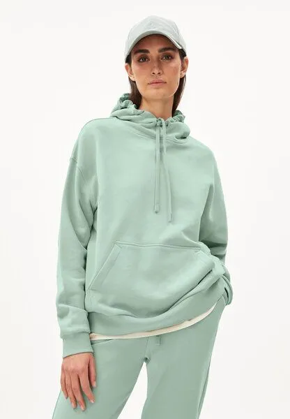 ARMEDANGELS ARMEDANGELS ANJANAA - Damen Sweathoodie Oversized Fit aus Bio-Baumwolle, Lint, – Produktbild 1 von 4