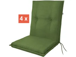 Doppler doppler Auflage "STAR" für Niederlehner, 4er-Pack, 100x48x6 cm, Polyester, grün – Produktbild 1 von 1