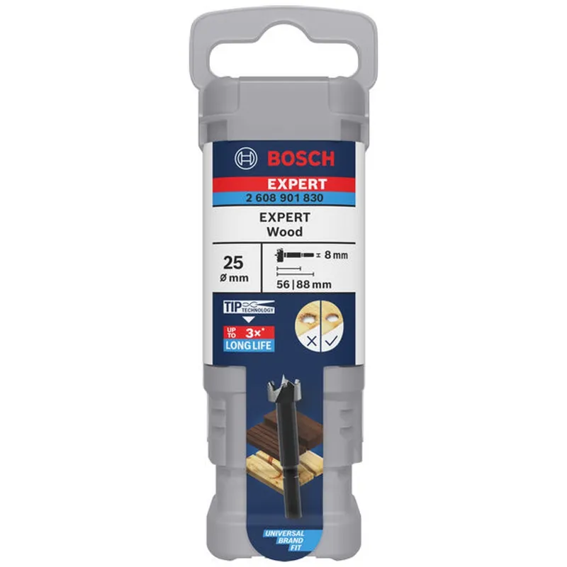 Bosch Professional Bosch Professional Bosch EXPERT Forstnerbohrer Wood, 25 mm, D8 mm – Produktbild 1 von 1