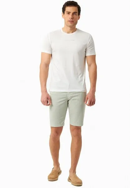 ORGANICATION ORGANICATION Regular-Fit Shorts aus Bio-Baumwolle, Green moss, – Produktbild 1 von 3