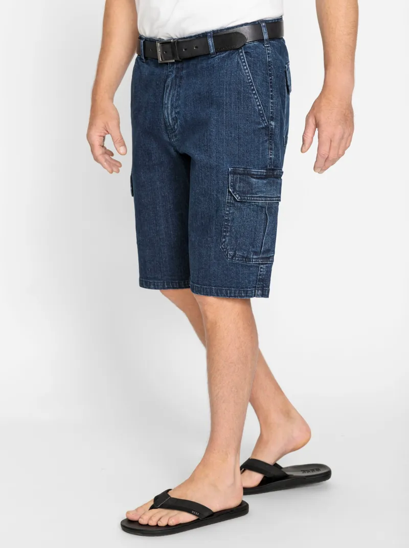 Catamaran Jeansbermudas, Blue-stone-washed, – Produktbild 2 von 3