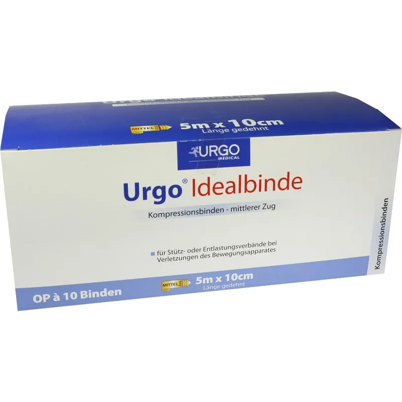 Urgo URGO IDEALBINDEN 10 cmx5 m 10 St Binden – Produktbild 1 von 1