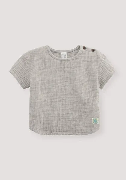 hessnatur hessnatur Musselin Shirt Regular aus reiner Bio-Baumwolle, Düne, – Produktbild 1 von 1