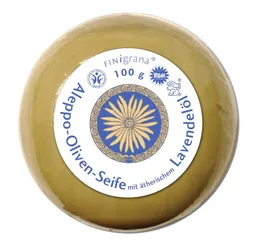 Finigrana Finigrana Gesichtsseife Aleppo Lavendel Seife - Rund 95g – Produktbild 1 von 1