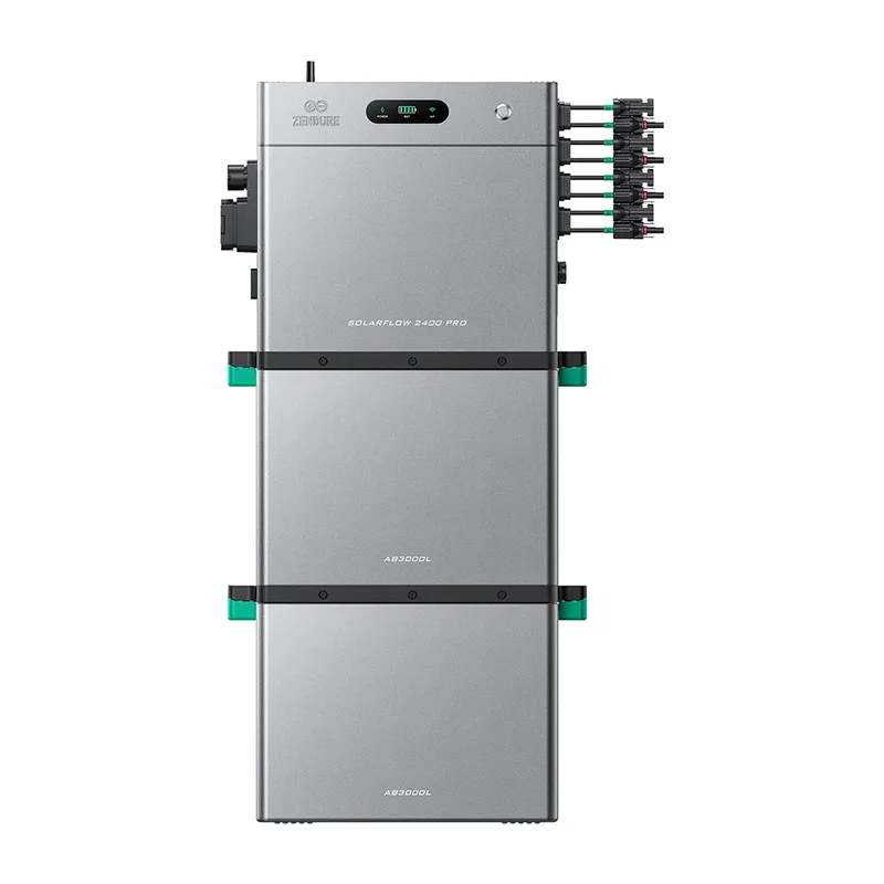 Zendure Deutschland Zendure SolarFlow 2400 Pro | 2400W Bi-direktionaler Balkonkraftwerk-Speicher, SolarFlow 2400 Pro (2.4 kWh) / 2*AB3000L (5.76 kWh) / Ohne Panels – Produktbild 1 von 1