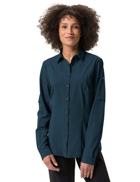 Vaude VAUDE Hemd-Bluse Women's Farley Stretch Shirt, Dunkel-blau, – Produktbild 4 von 5