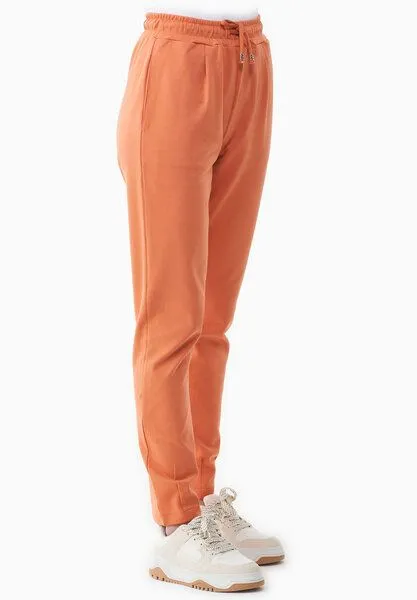 ORGANICATION ORGANICATION Leichte Sweathose aus Bio-Baumwolle, Dusty orange, – Produktbild 3 von 4