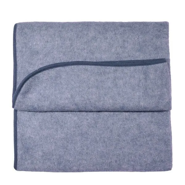 Cosilana Cosilana Baby Fleece Decke kbT Wolle Bio Baumwolle, Marine-melange, – Produktbild 1 von 1
