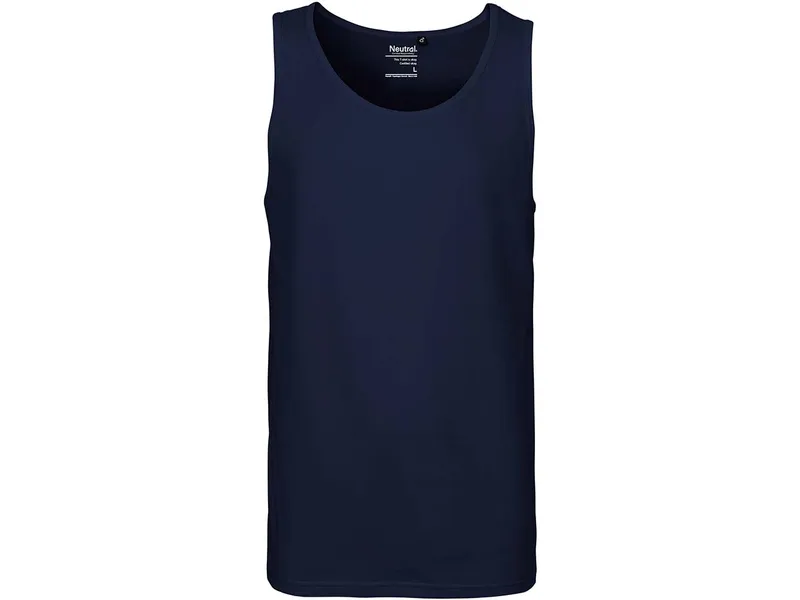 Neutral Neutral Bio-Herren-Tanktop mit Rundhalsausschnitt, navy, Gr. L – Produktbild 1 von 1