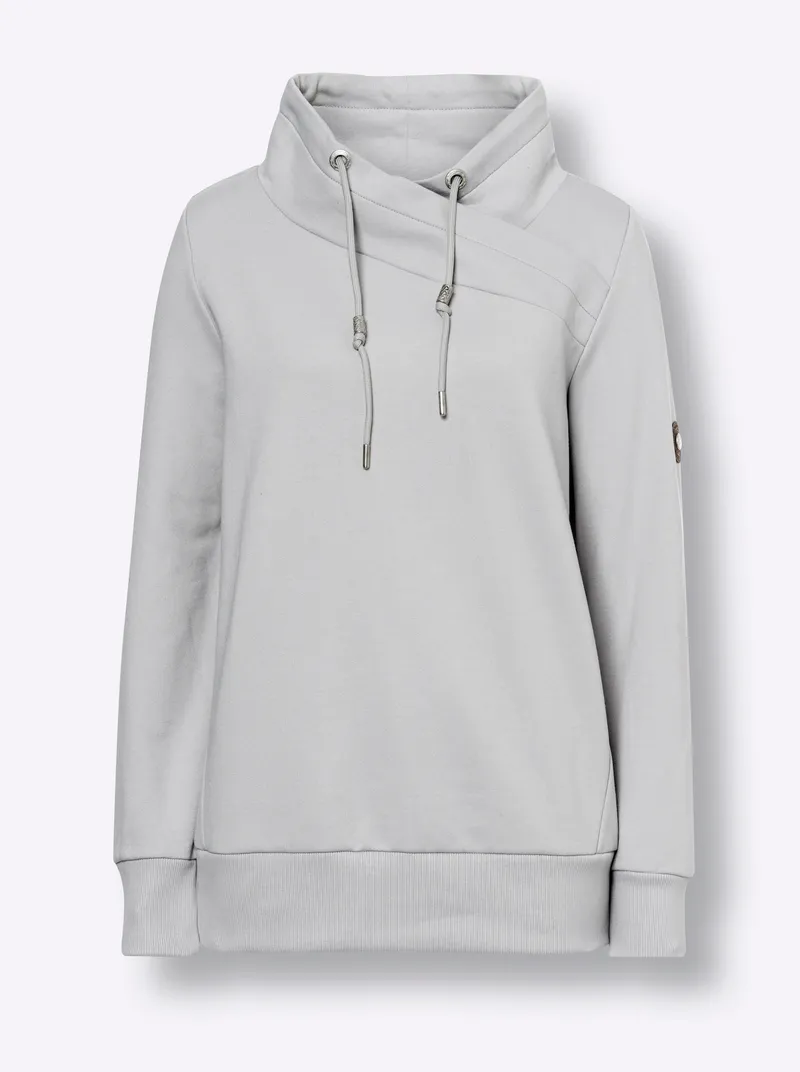 heine Sweatshirt hellgrau, Hellgrau, – Produktbild 1 von 2